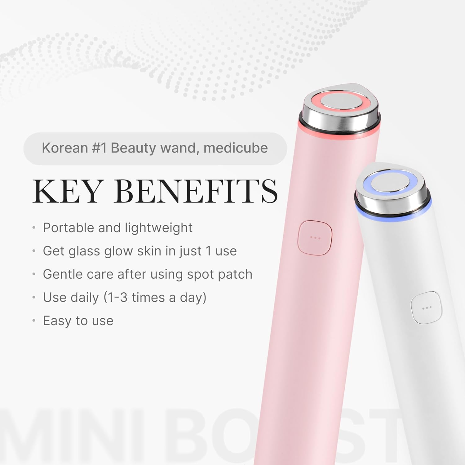 Medicube Mini Booster Pro Pink At-Home Facial Skin Care