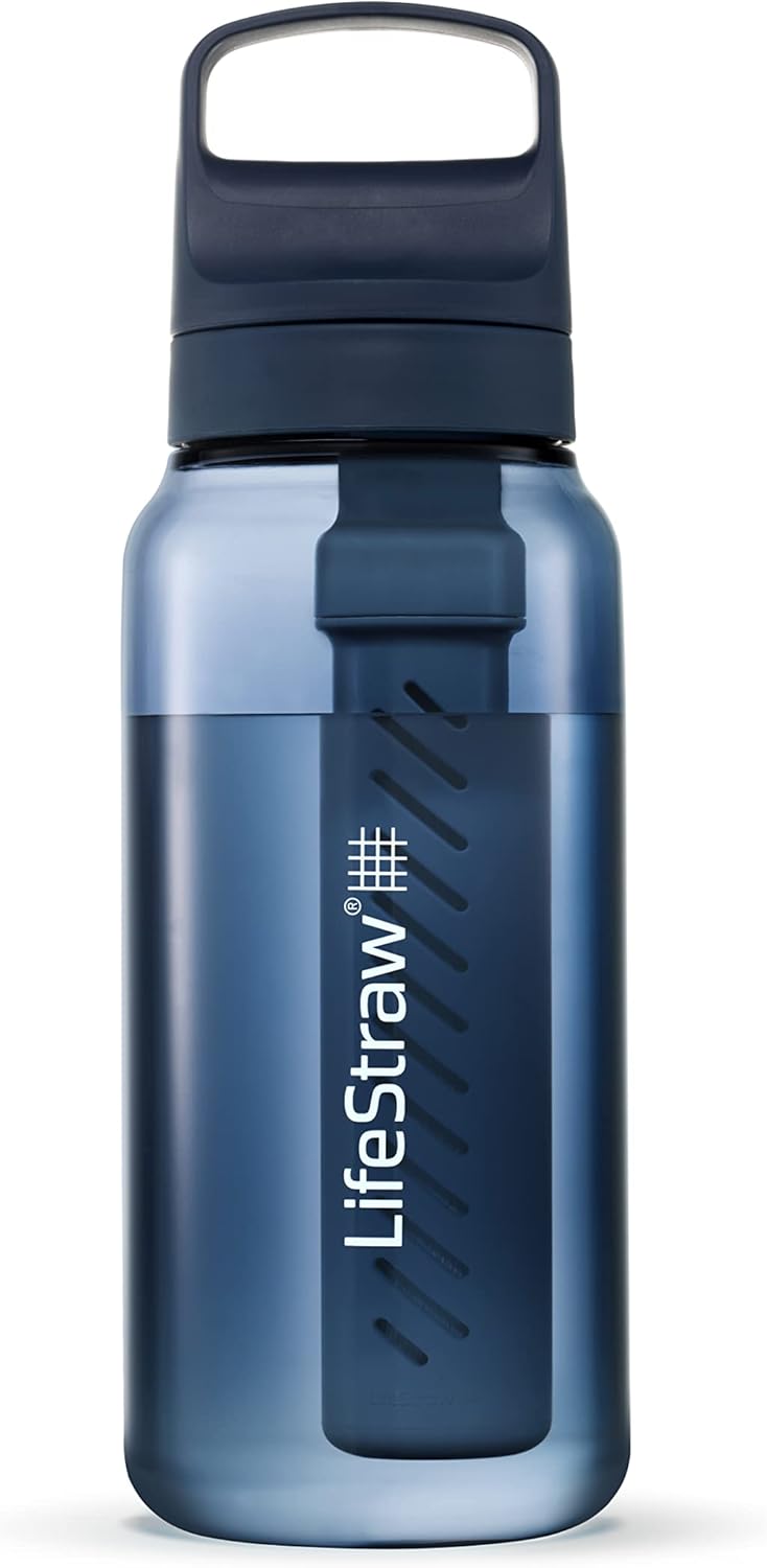 LifeStraw Go Series, BPA-Free Water Bottle for Travel