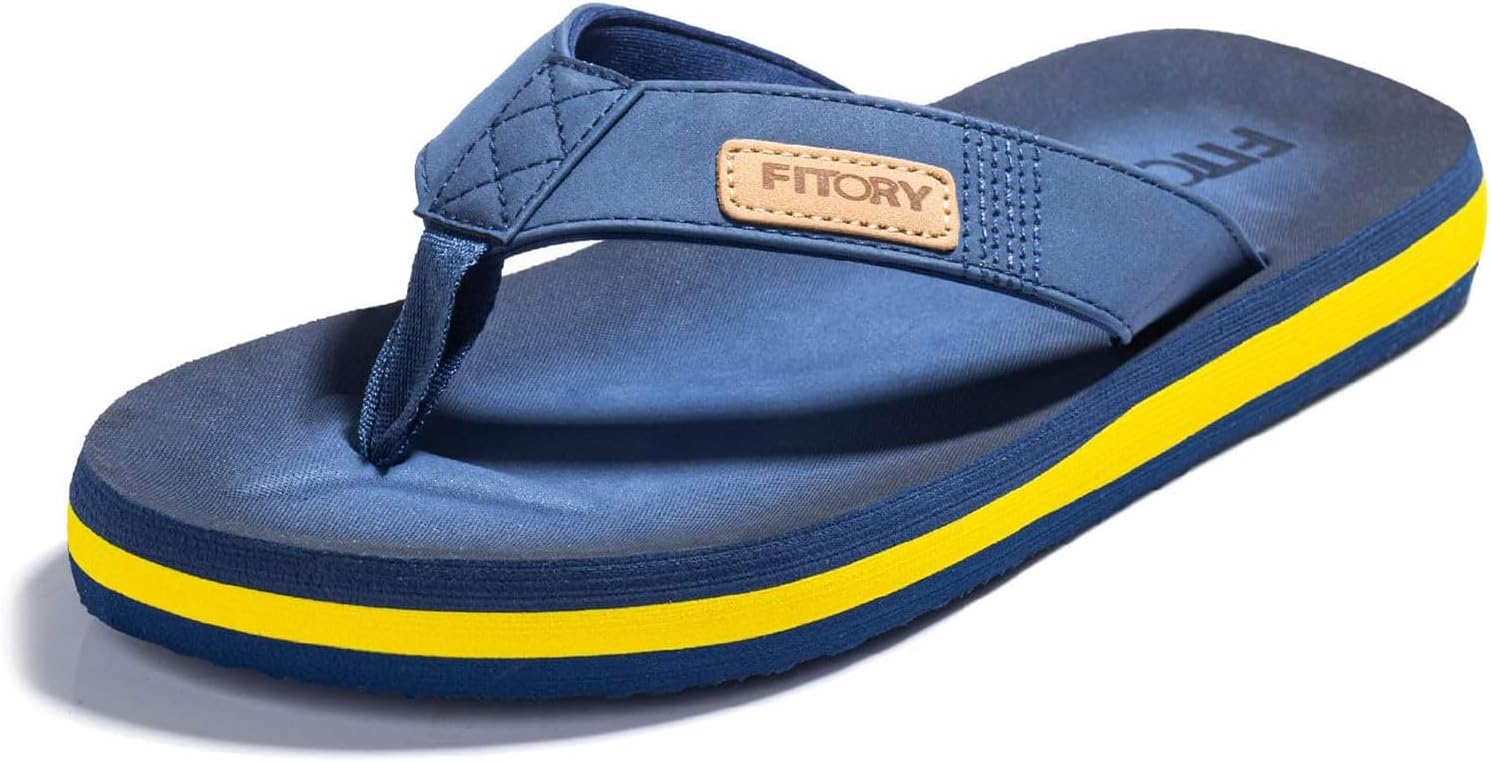 FITORY Men's Flip-Flops, Thongs Sandals
