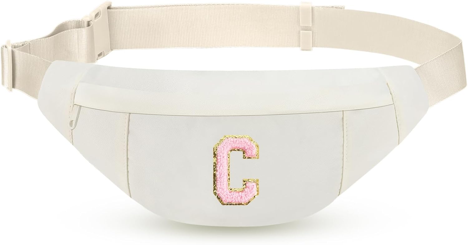 MAXTOP Large Crossbody Fanny Pack with 4-Zipper Pockets