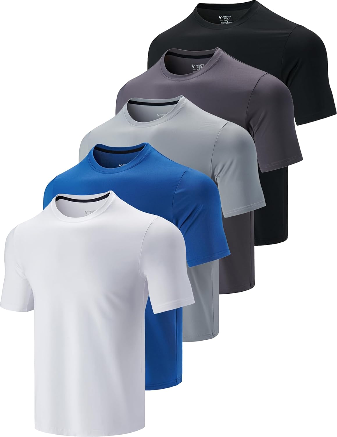 Men’s Active Quick Dry Crew Neck T Shirts