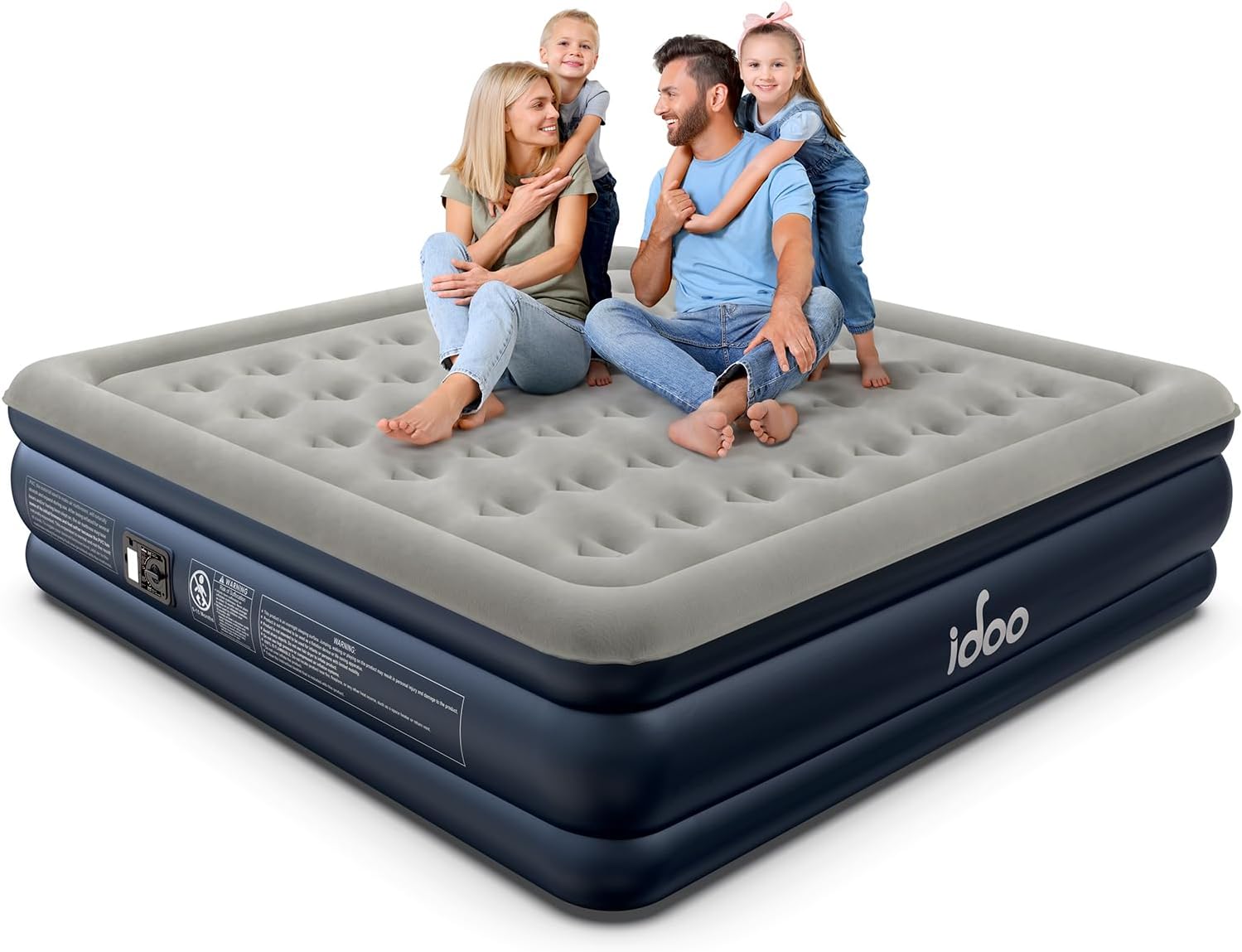 iDOO Queen Air Mattress with Built-in Pump