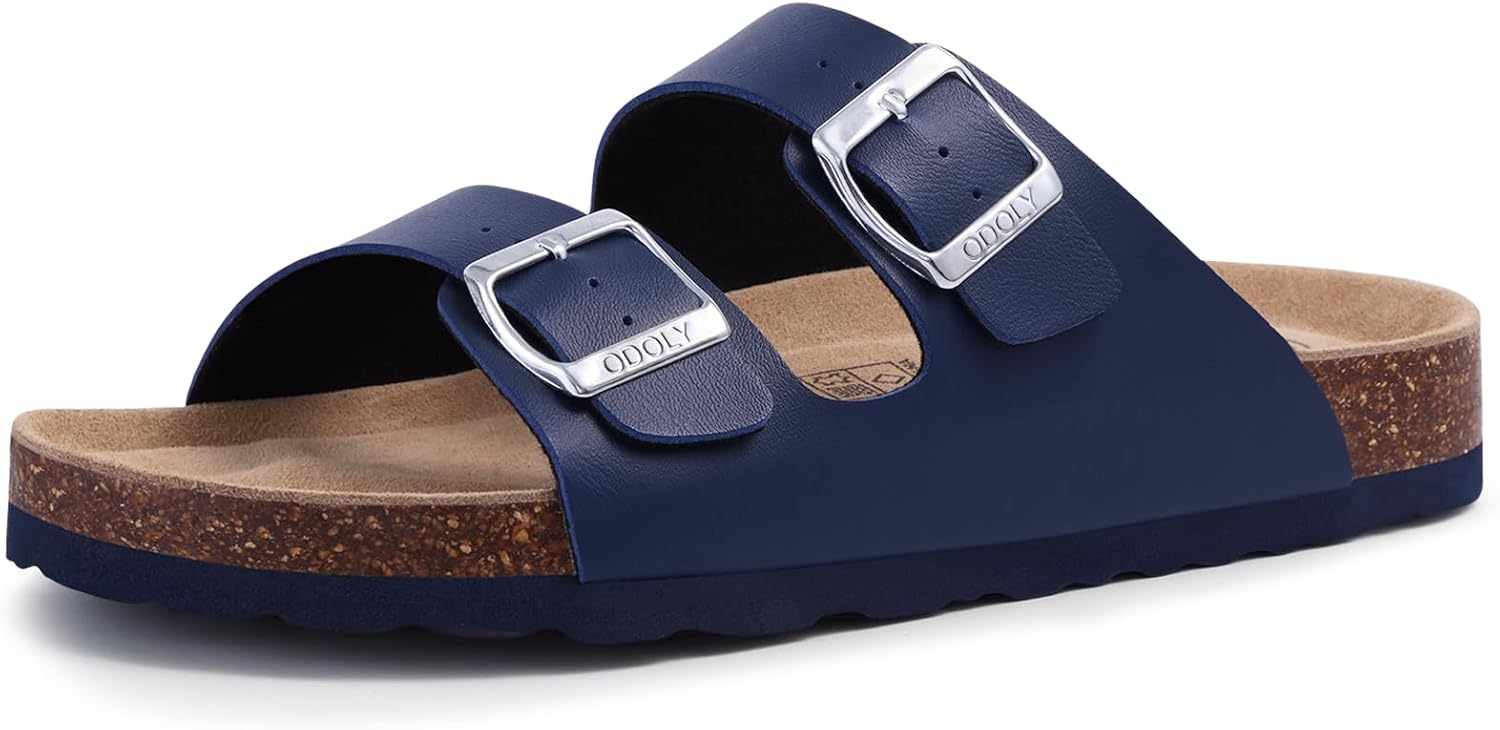 Unisex Cork Footbed Sandals – Arch Support