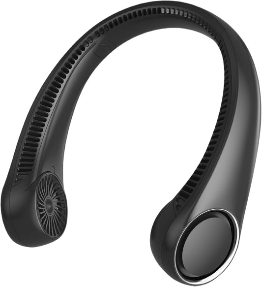 Bladeless Neck Fan – 360° Cooling