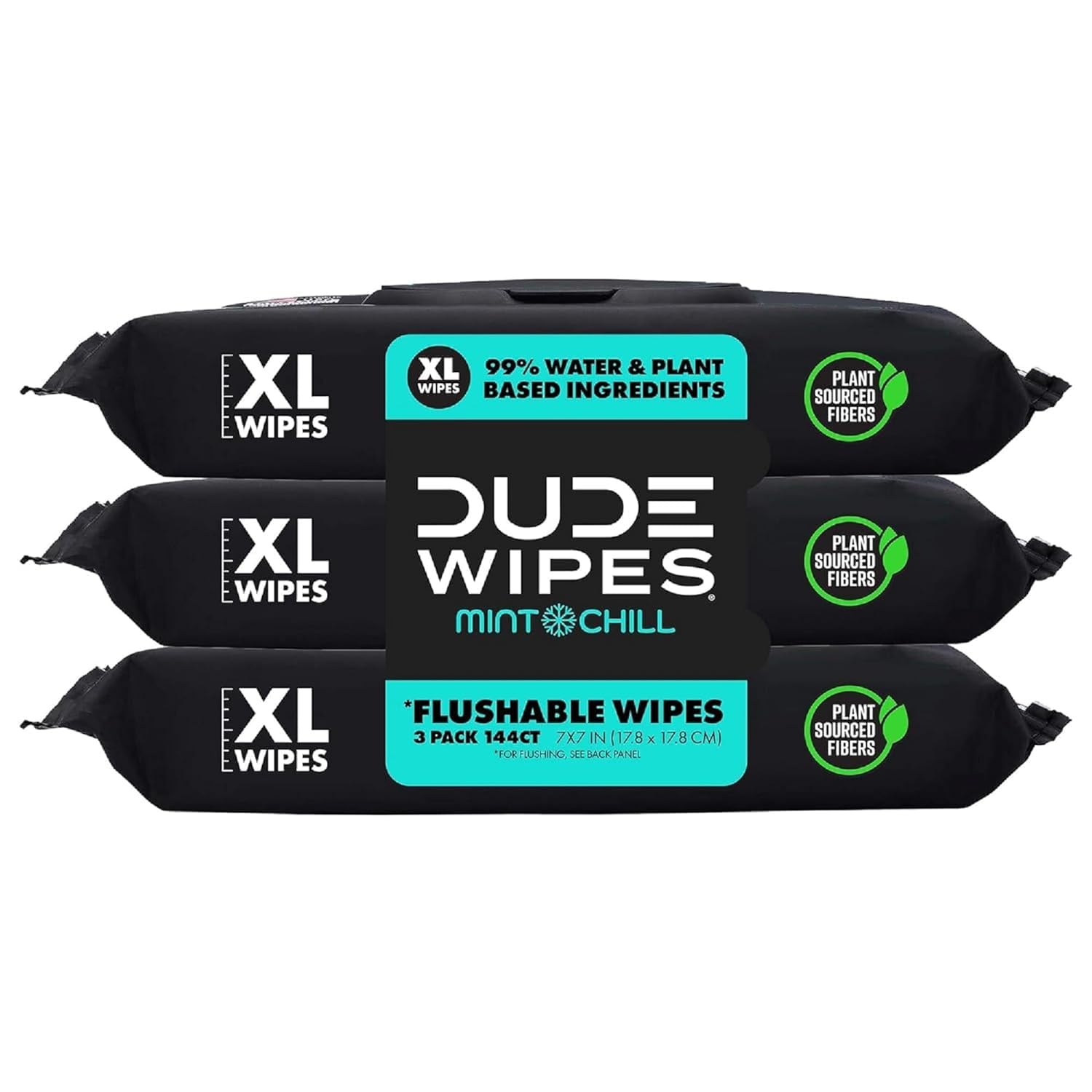 DUDE Wipes Flushable Wipes Unscented Extra-Large