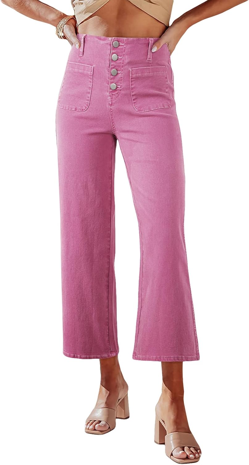 Sidefeel Women's Wide Leg Jeans