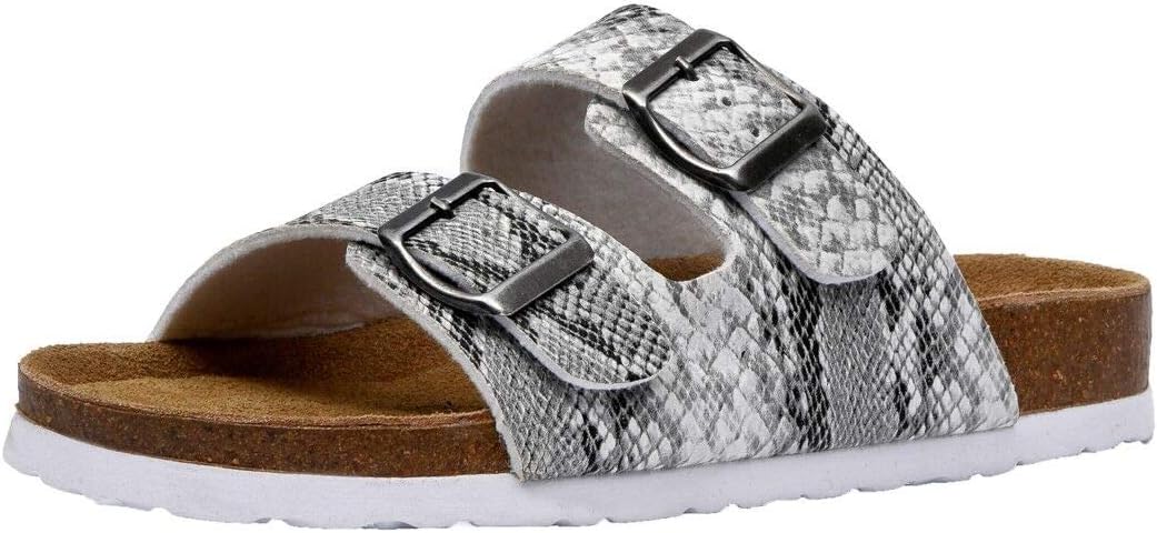 CUSHIONAIRE Women's Cork Footbed Sandals
