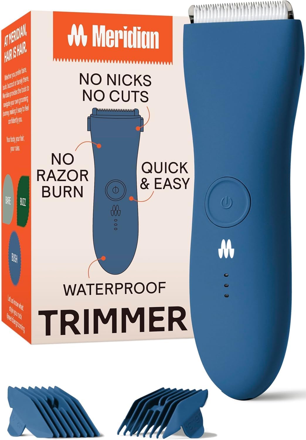 MERIDIAN The Trimmer Men's Body Hair Shaver