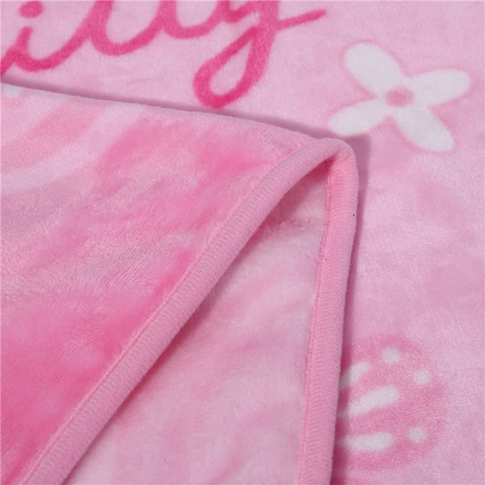 Cartoon Printing Throw Blanket for Girls Kids Adults