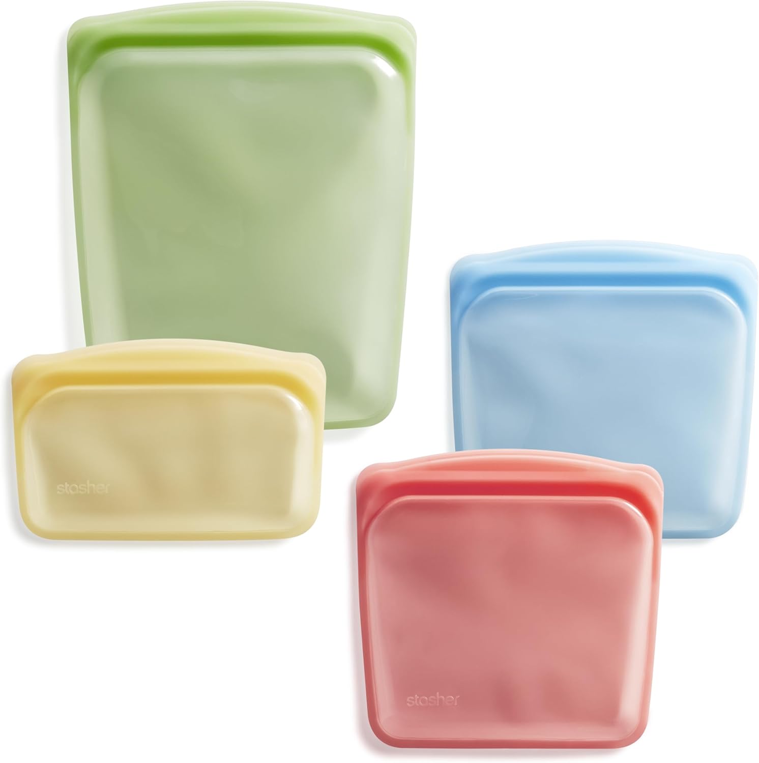 Stasher Premium Silicone Reusable Food Storage Bags