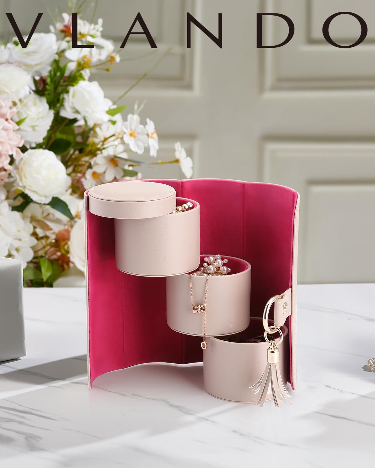 Vlando Viaggio Small Jewelry Case Box