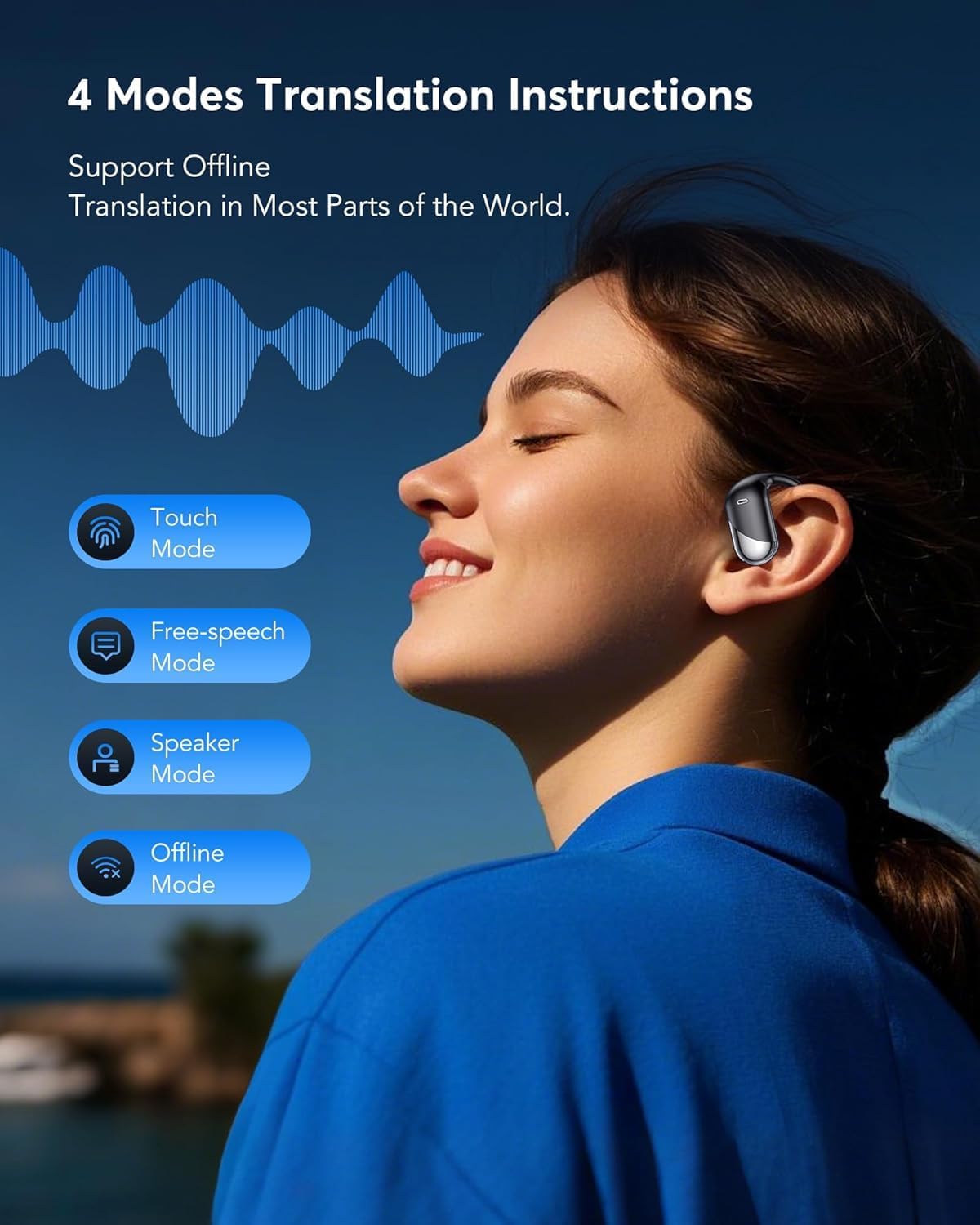 AI Translation Earbuds Real-Time Translator