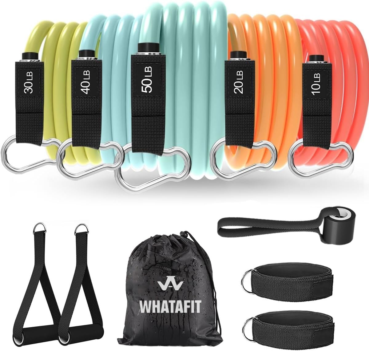 Exercise Bands with Handles for Home Gym