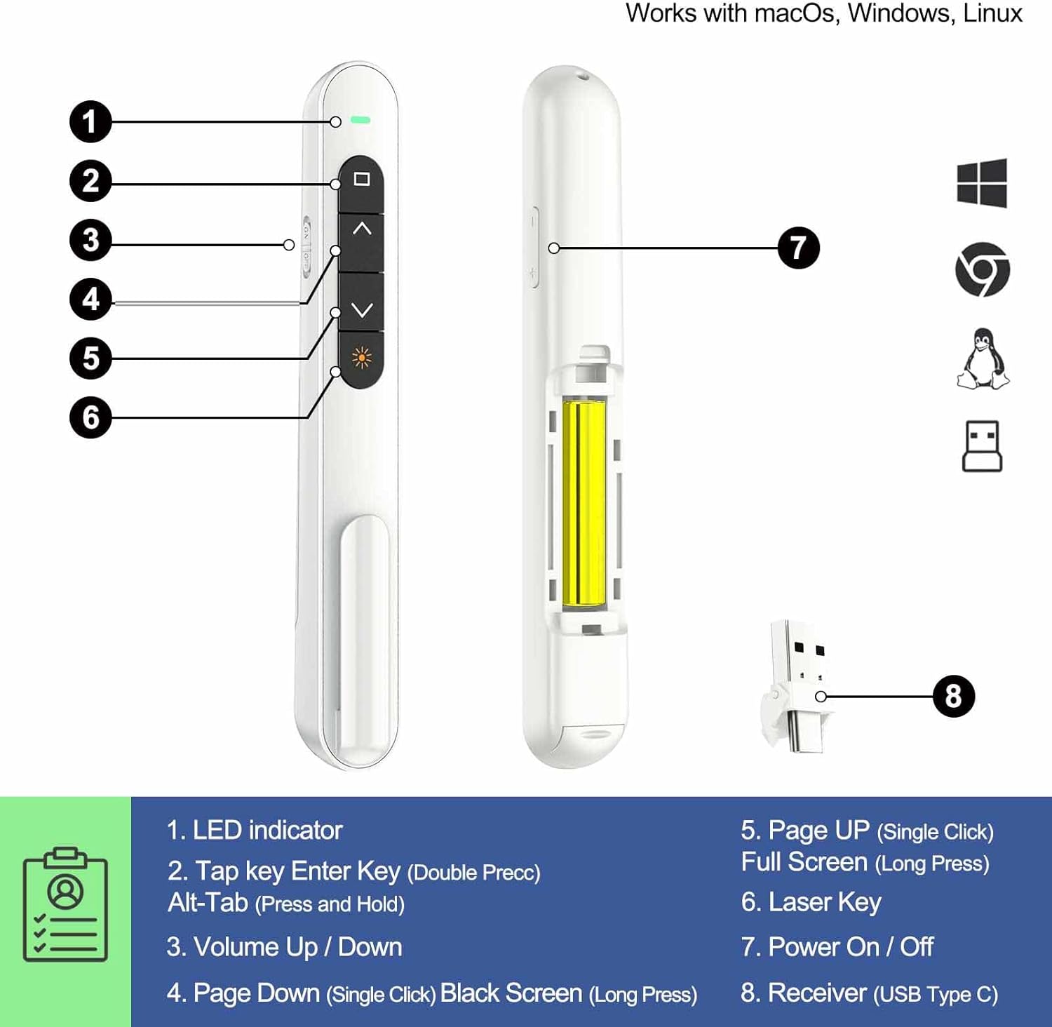 QUI Presentation Clicker for PowerPoint