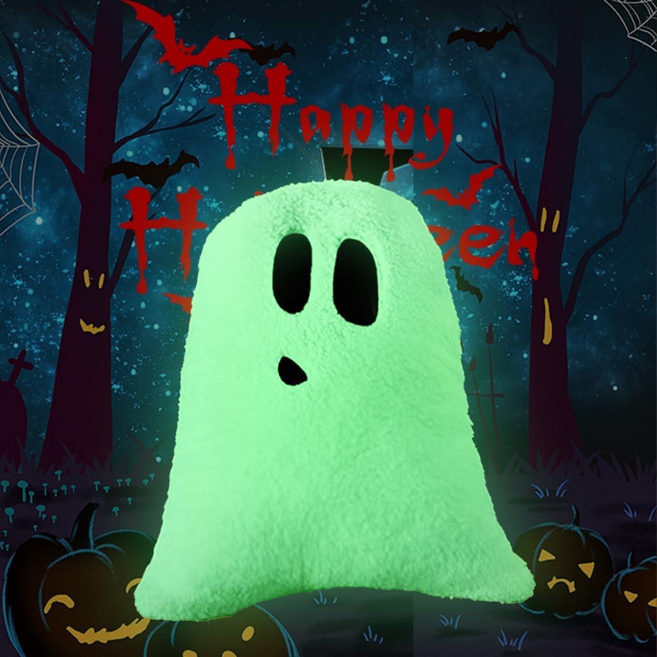 Halloween Pillows, Ghost Pillow, Fall Decorative Pillow Indoors