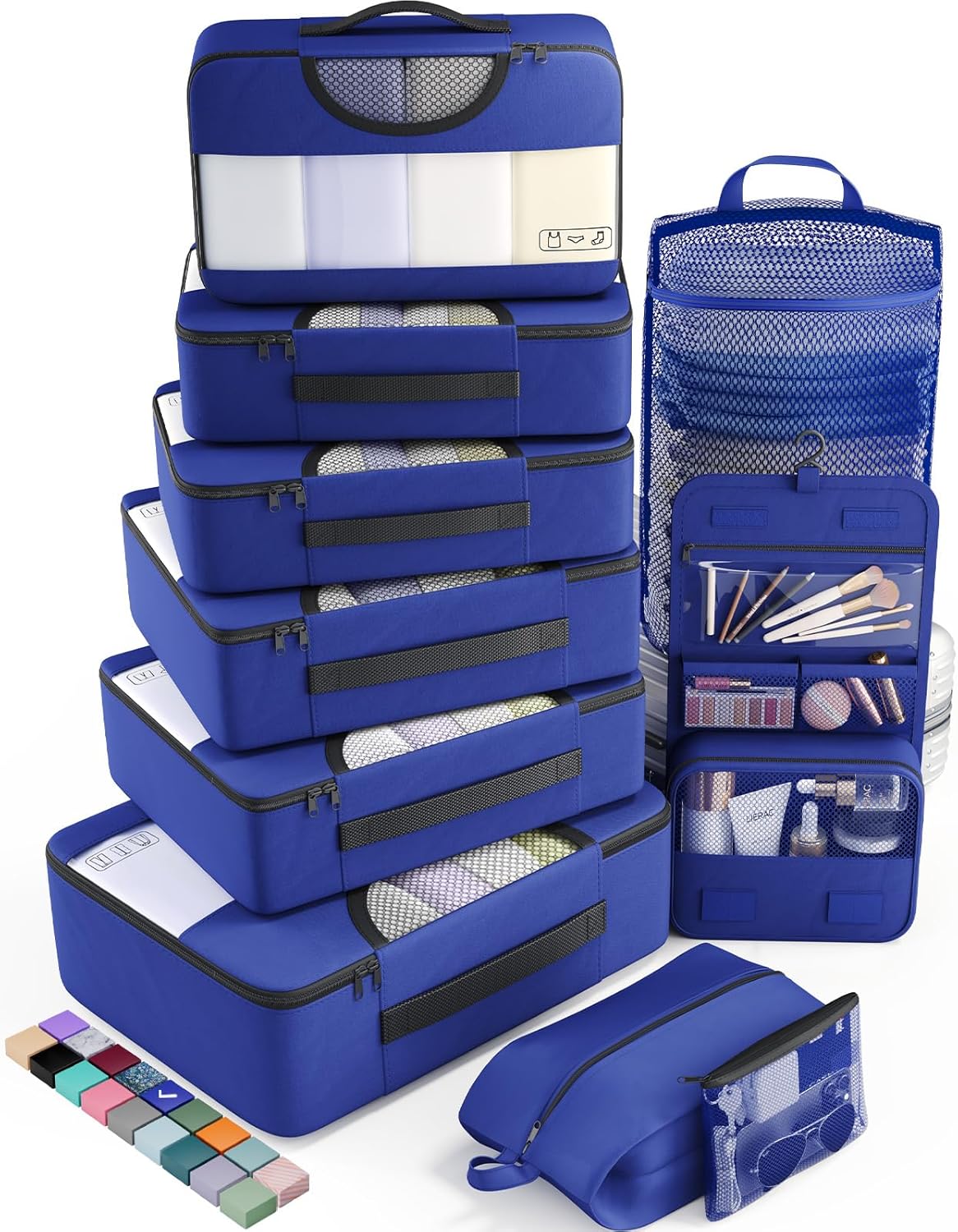 Veken Packing Cubes Set, Travel Luggage Organizers