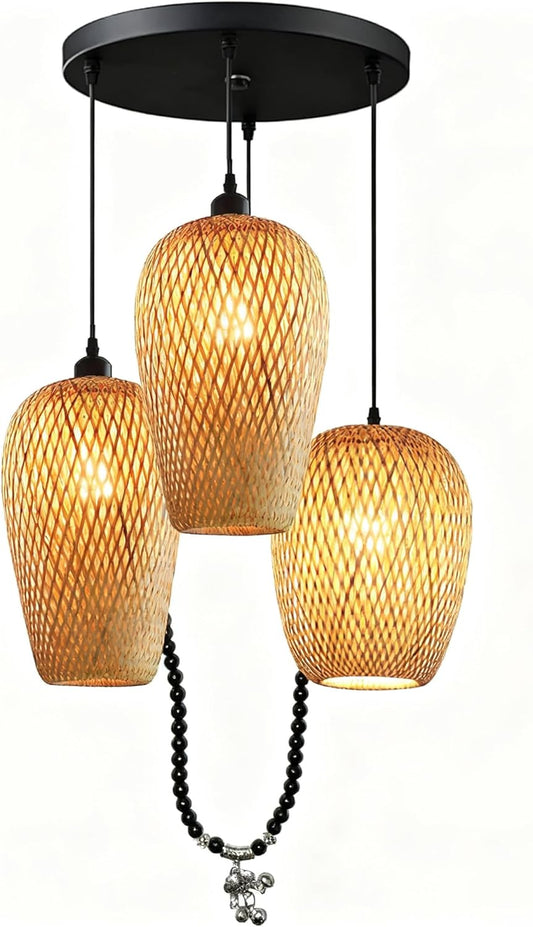 Double-Layer Bell Bead Door Decor