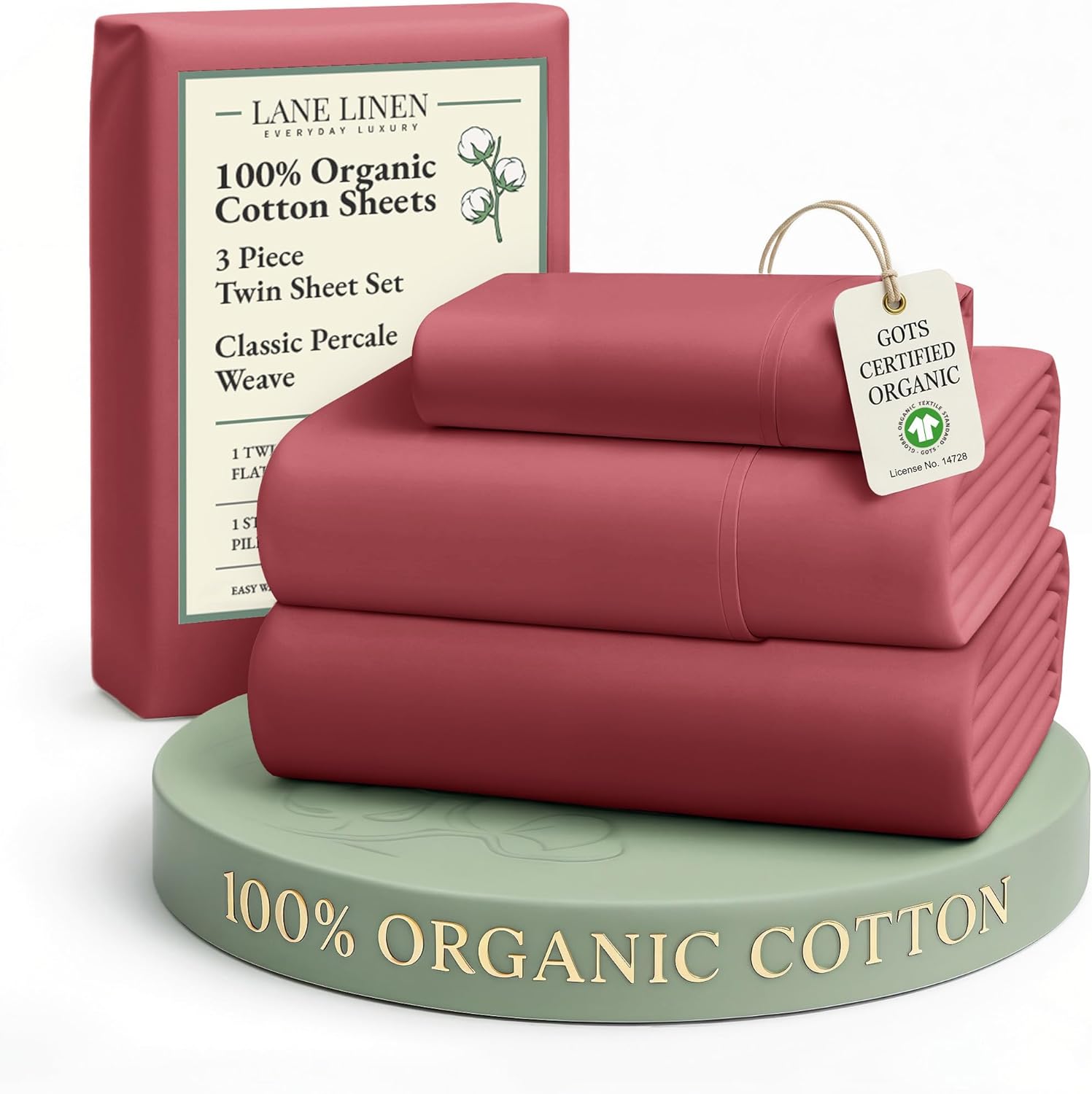 LANE LINEN Eco Friendly Cotton Queen Sheet Set