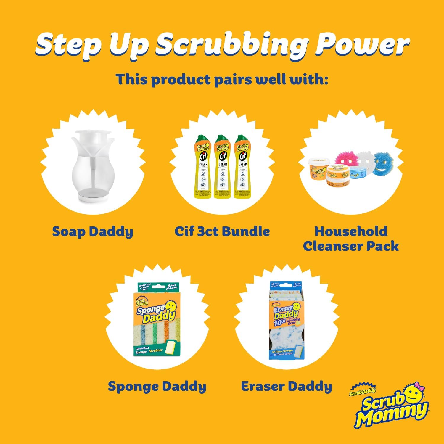 Scrub Non-Scratch Kitchen Dish Scrubbers