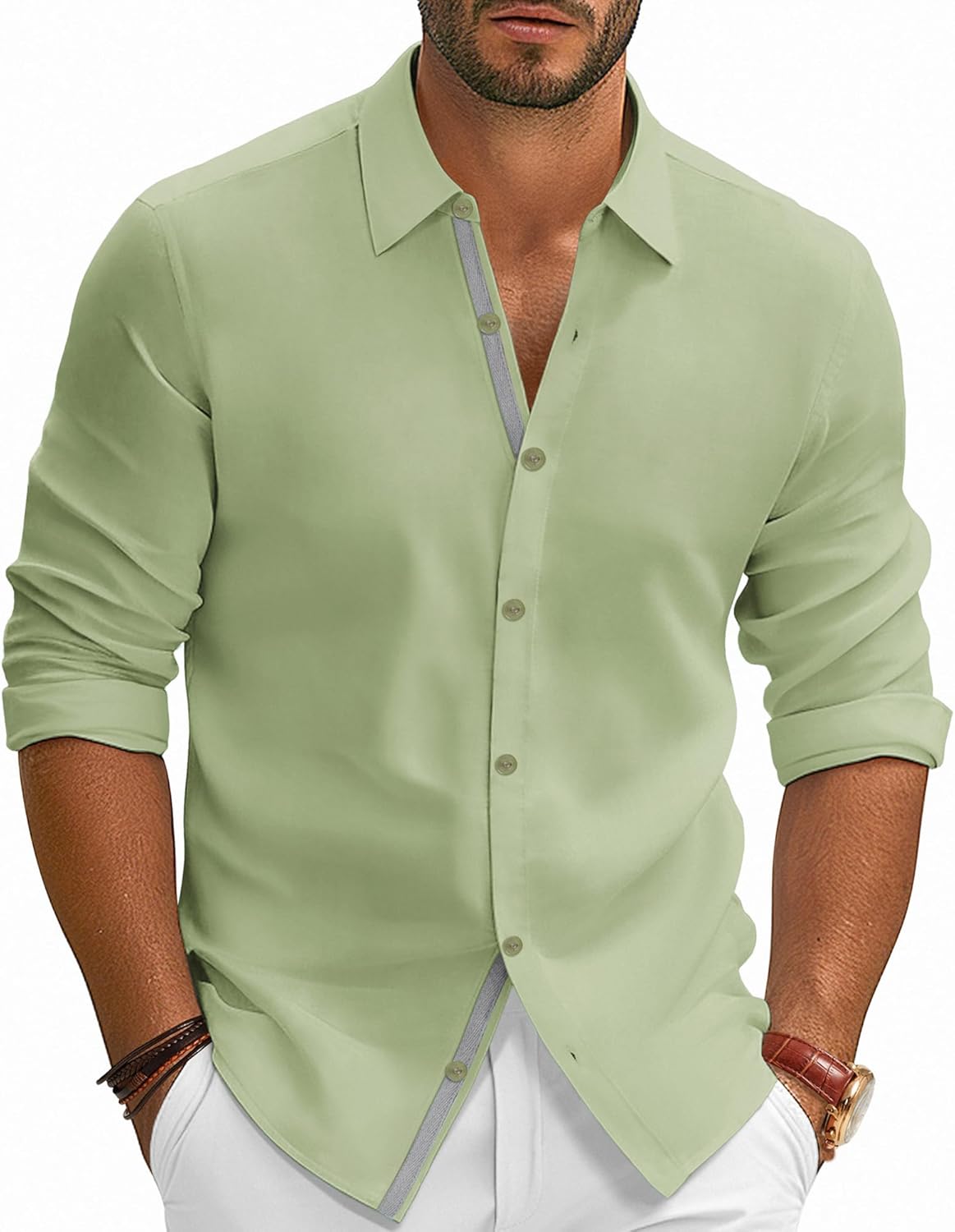 PJ PAUL JONES Mens Dress Shirts Business Shirts