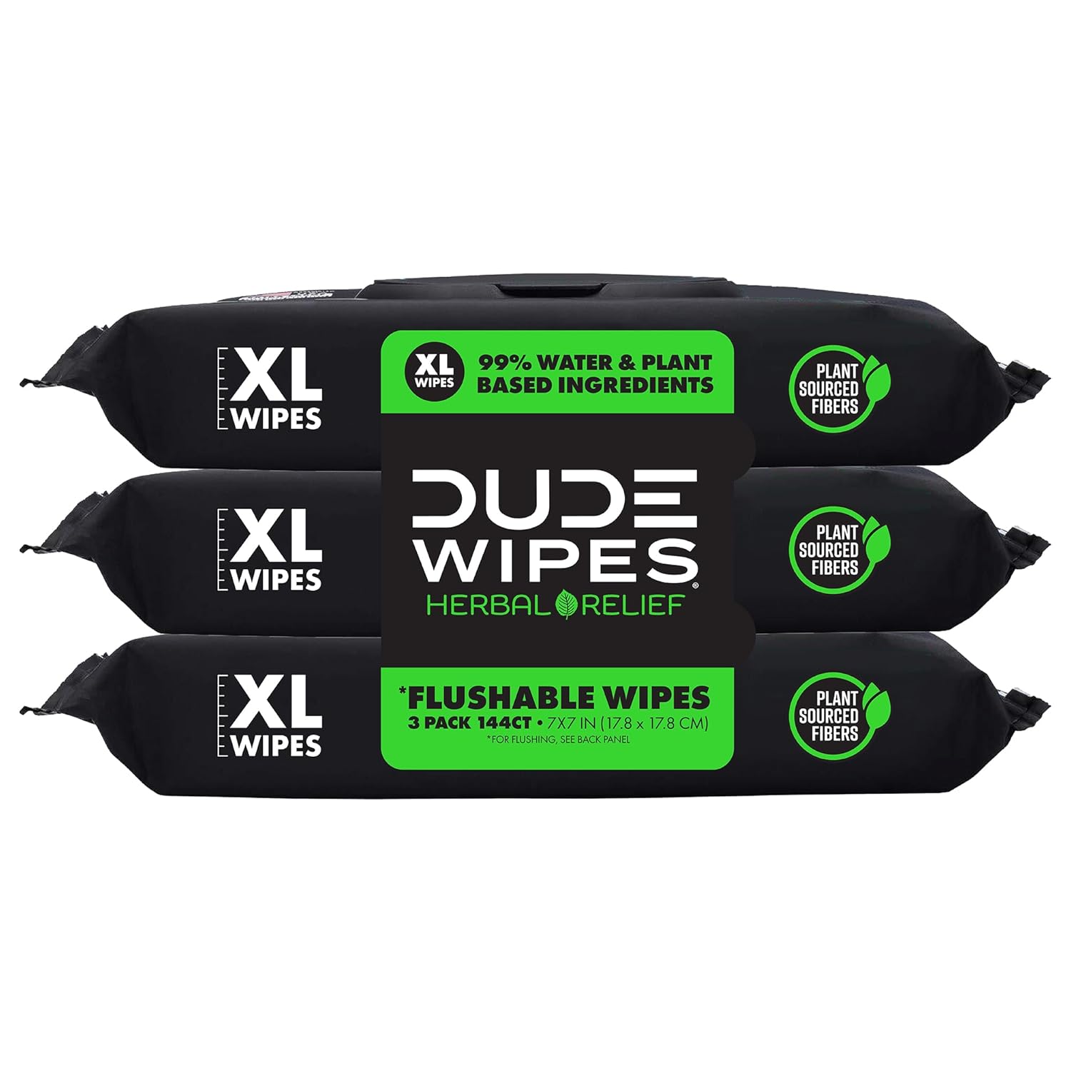DUDE Wipes Flushable Wipes Unscented Extra-Large
