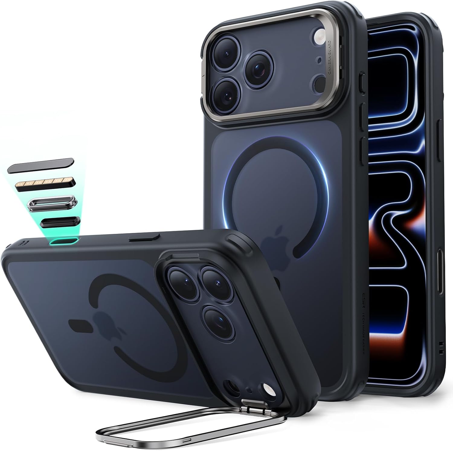 ESR for iPhone 17 Pro Max Case with Stash Stand