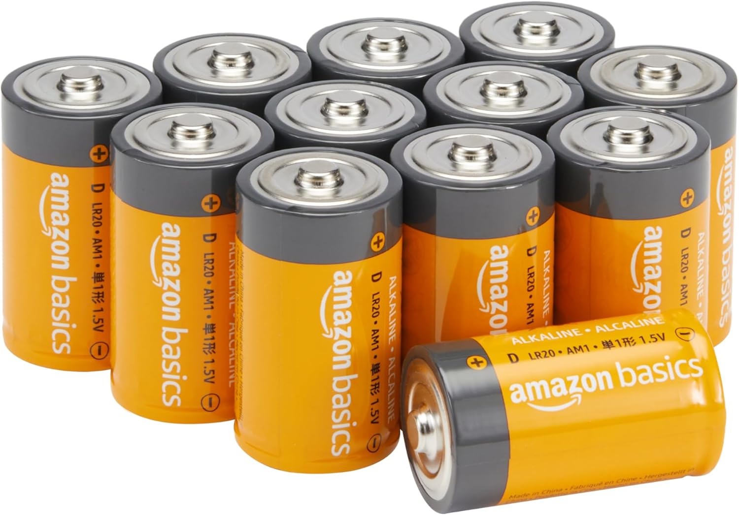 12 Pack D Cell All-Purpose Alkaline Batteries