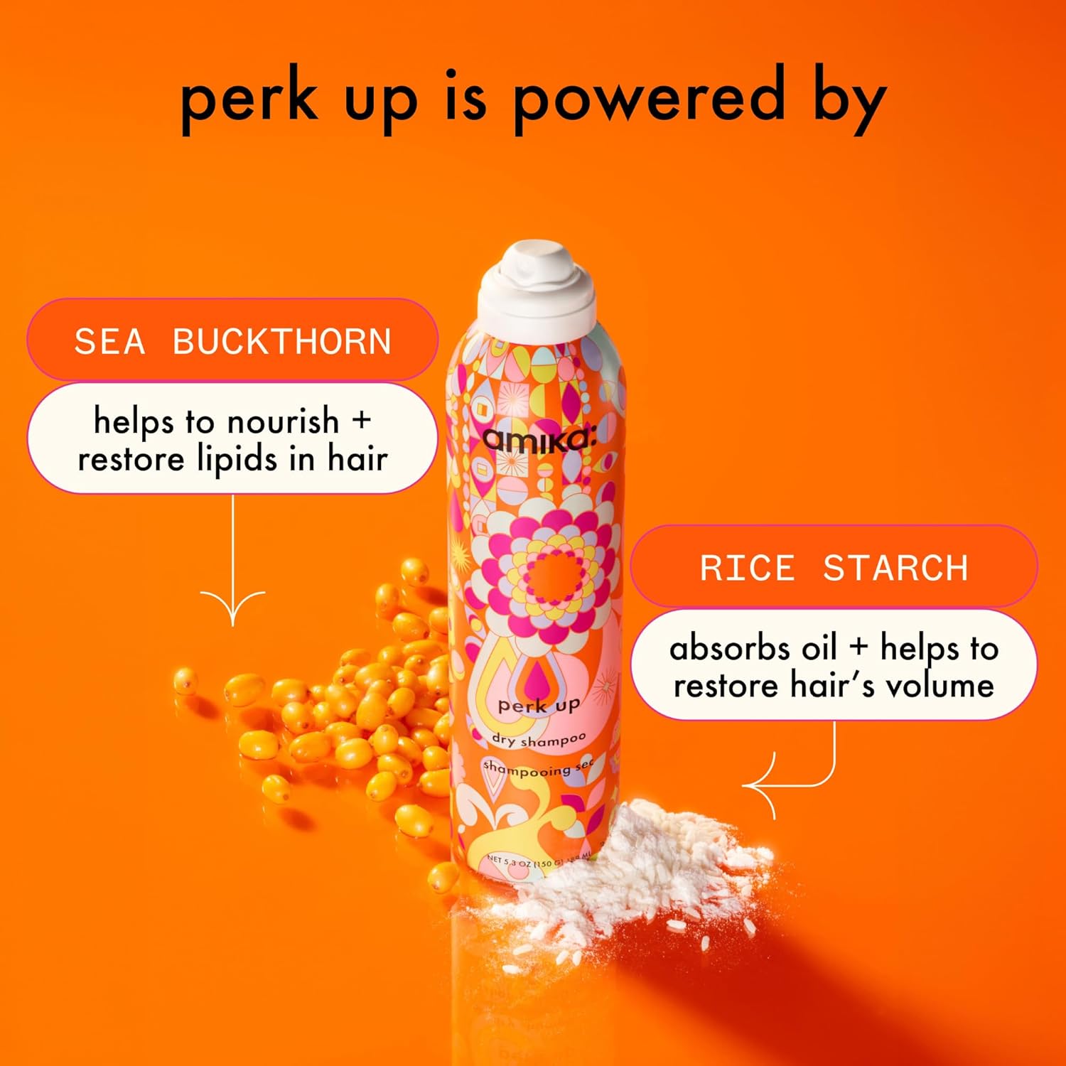 Amika perk up talc-free dry shampoo