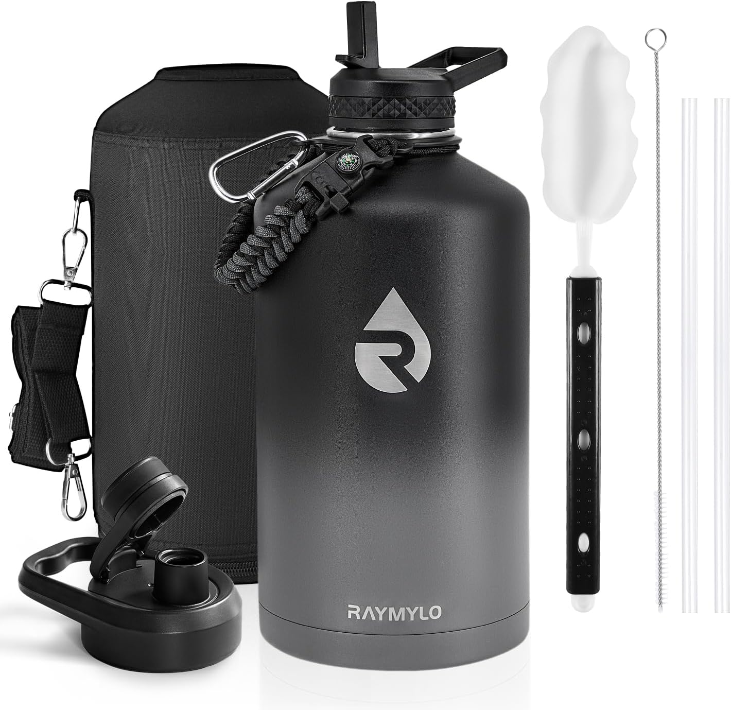 64oz Insulated Water Bottle Stainless Steel