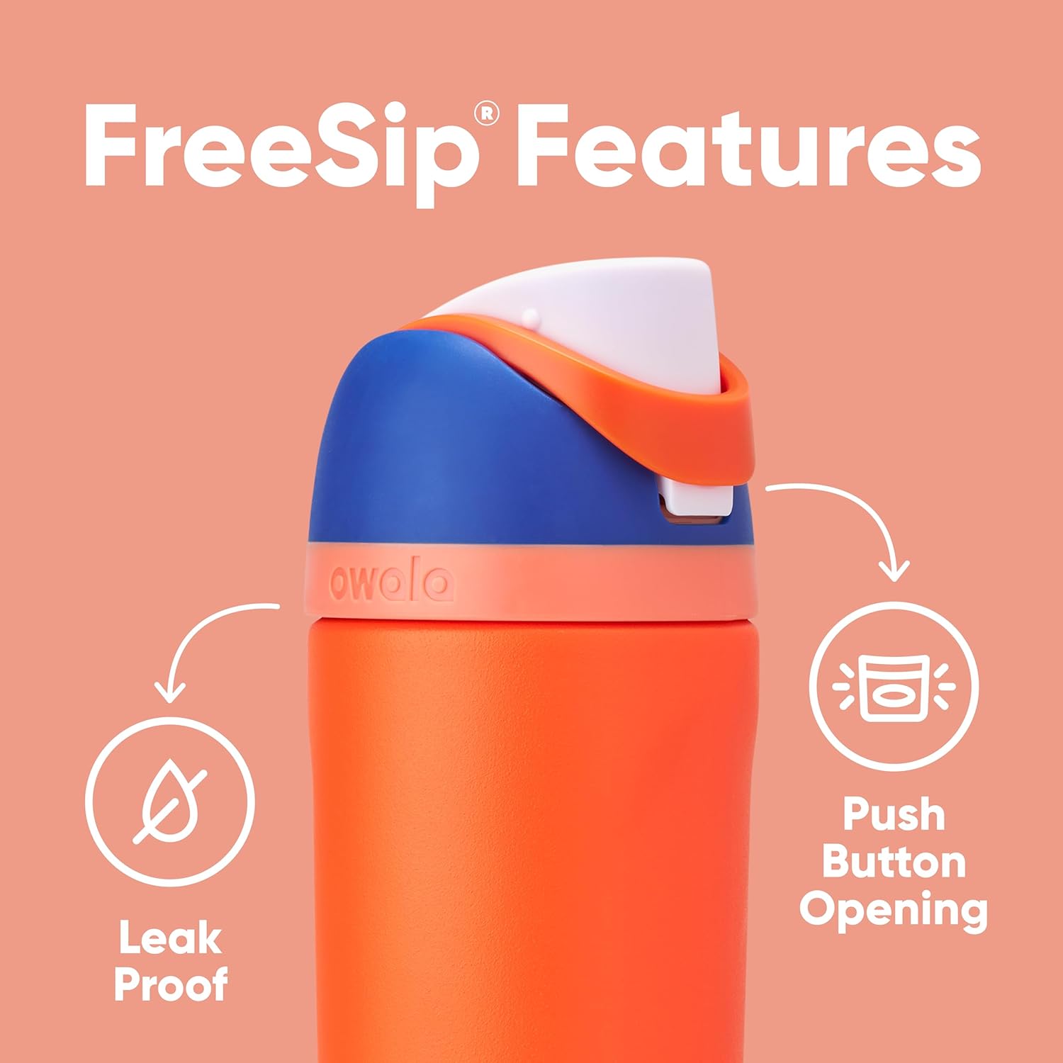 Owala Kids FreeSip Insulated Water Bottle