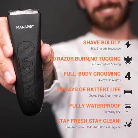MANSPOT Groin & Body Hair Trimmer