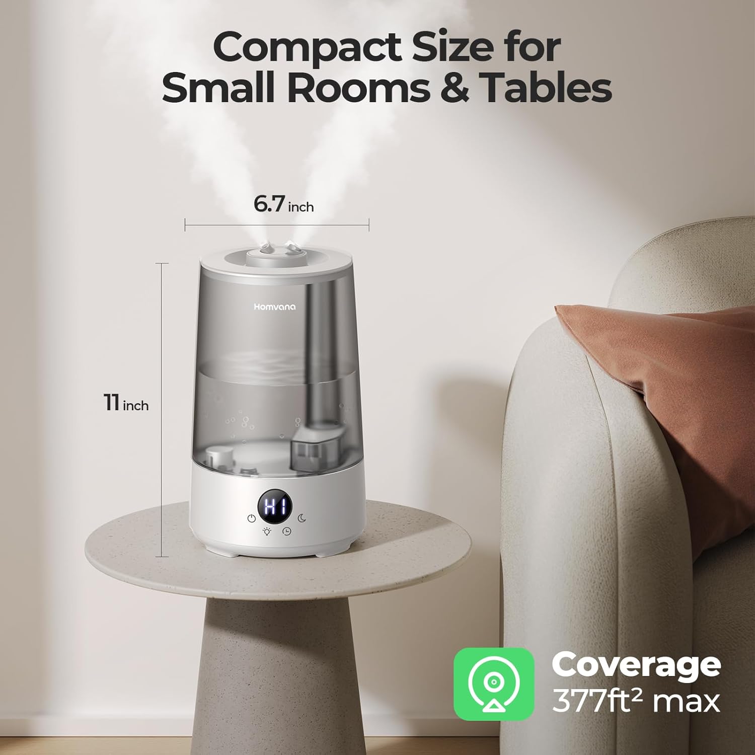 Homvana Cool Mist Humidifier 3.6L