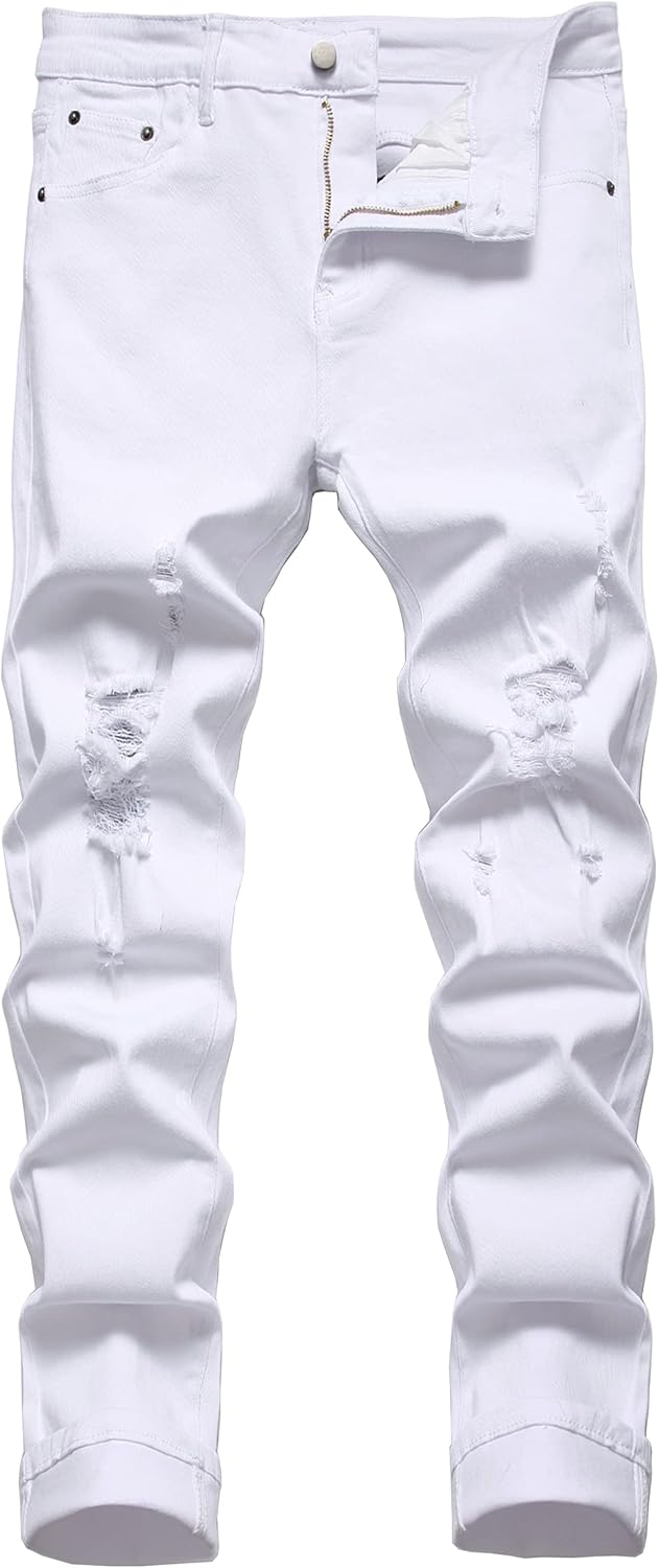 JUNBAOSS Men's Slim Fit Stretch Jeans for Men