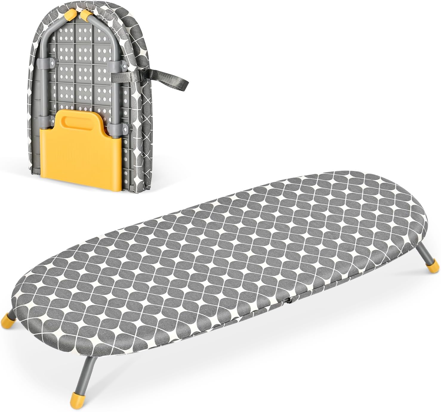 APEXCHASER Ironing Board Small with Iron Holder