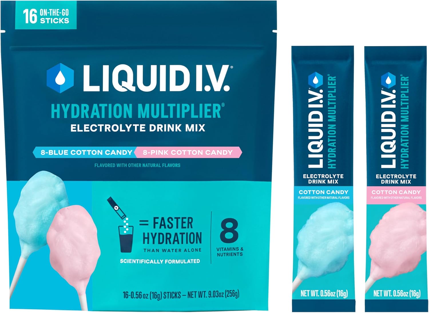 Liquid I.V. Hydration Multiplier – Lemon Lime Electrolyte Drink