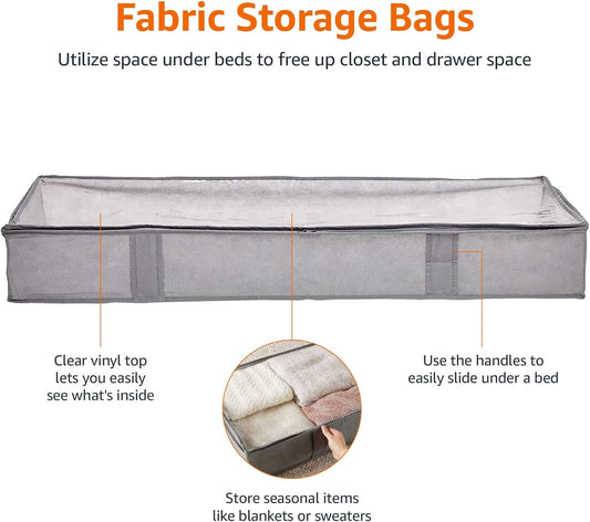 Amazon Basics Under Bed Storage Bags