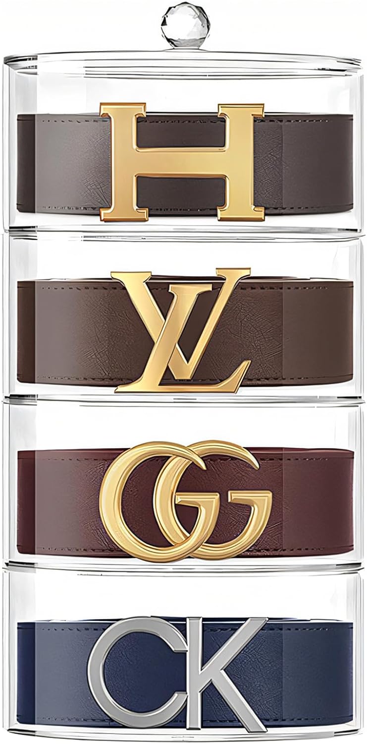 Acrylic Belt Organizer Closet Accessories for Jewelry