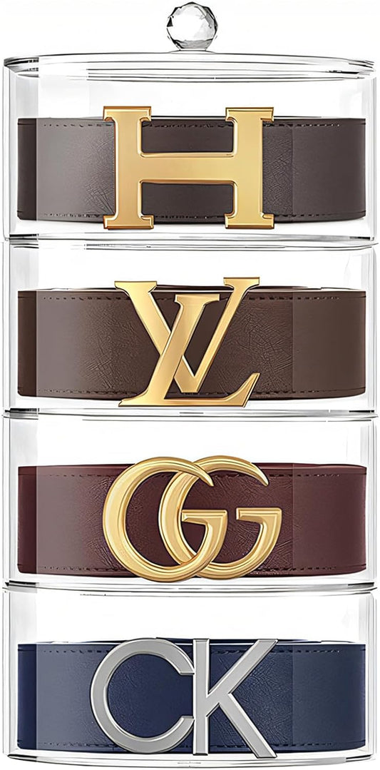 Acrylic Belt Organizer Closet Accessories for Jewelry