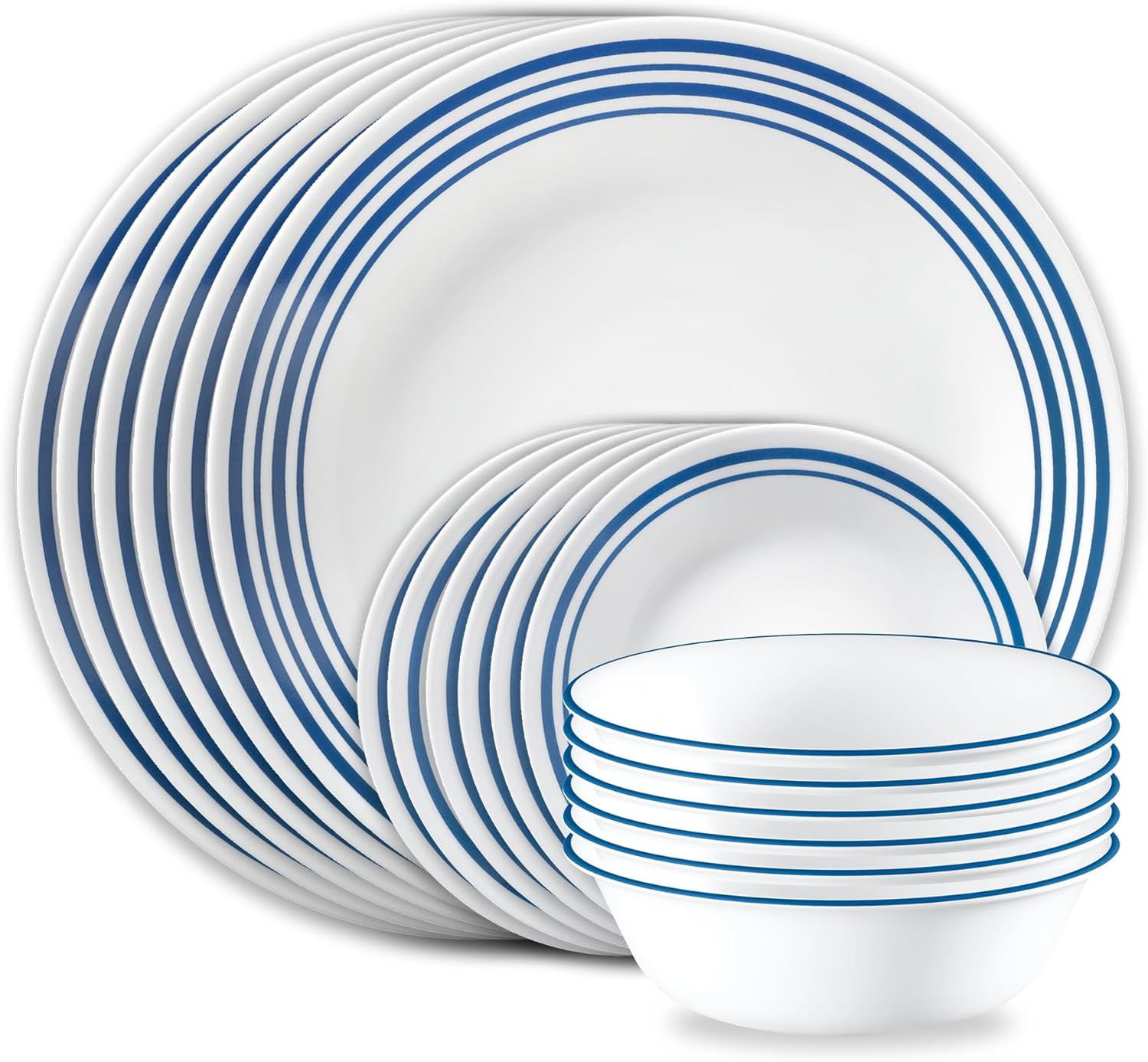 Corelle Vitrelle 18-Piece Service for 6 Dinnerware Set
