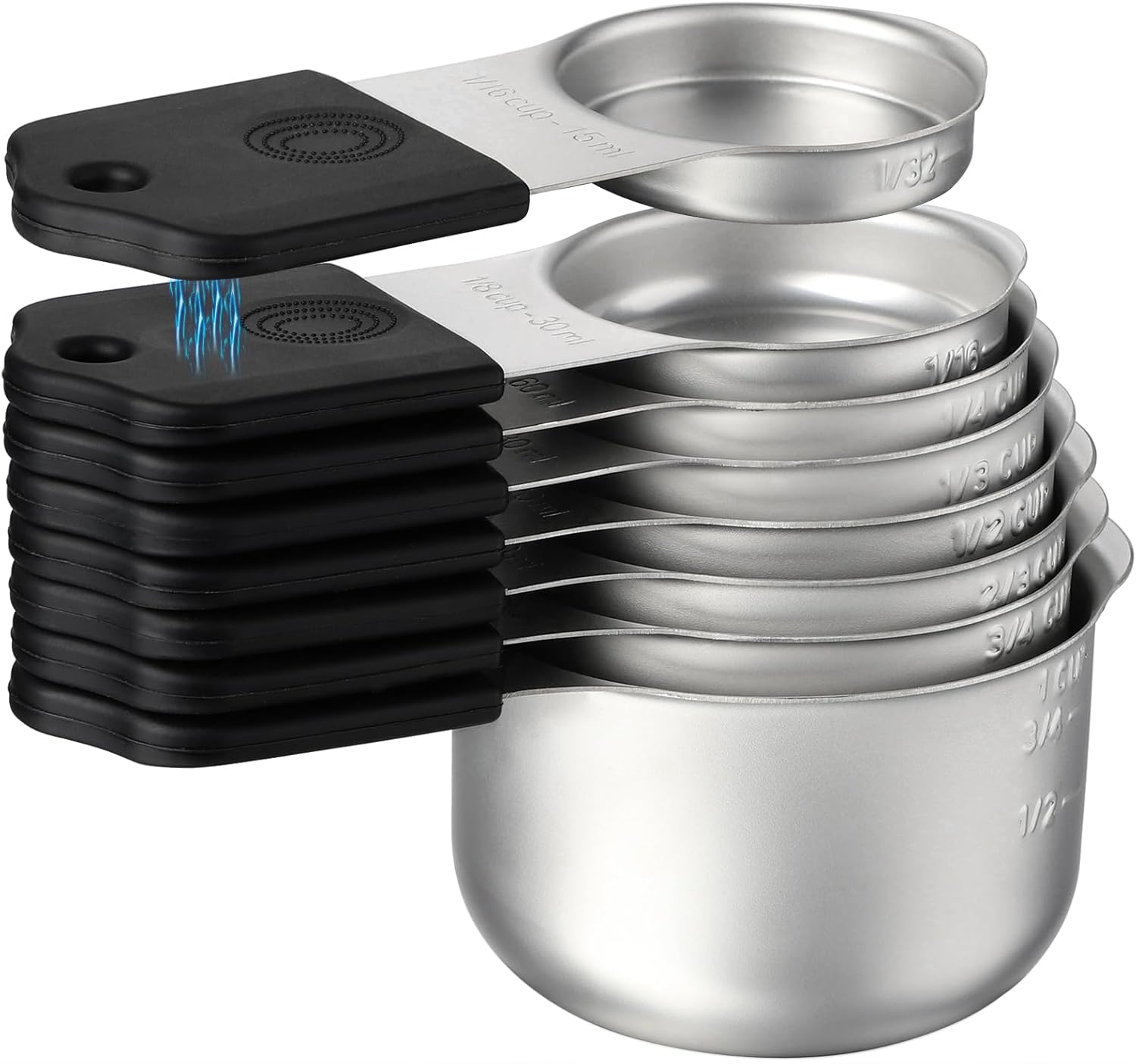 Magnetic Measuring Cups and Spoons Set