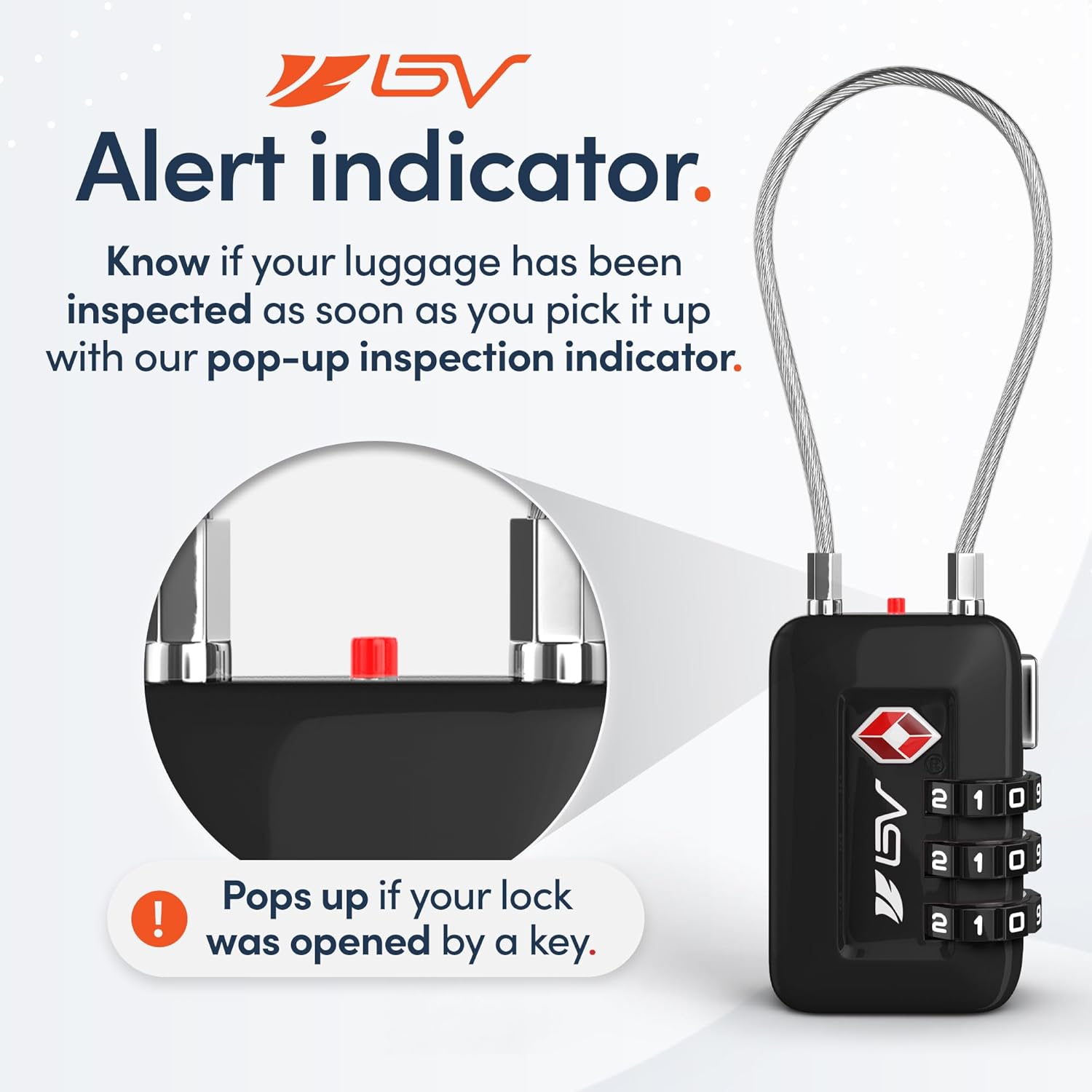 TSA Approved Travel Luggage Locks