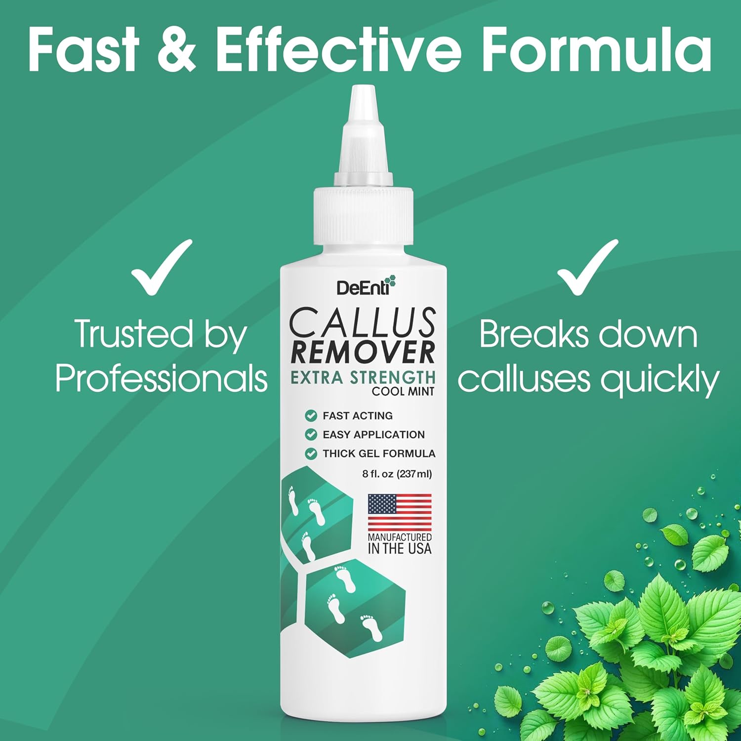 DeEnti Callus Remover for Feet Extra Strength Foot Callus Remover Gel