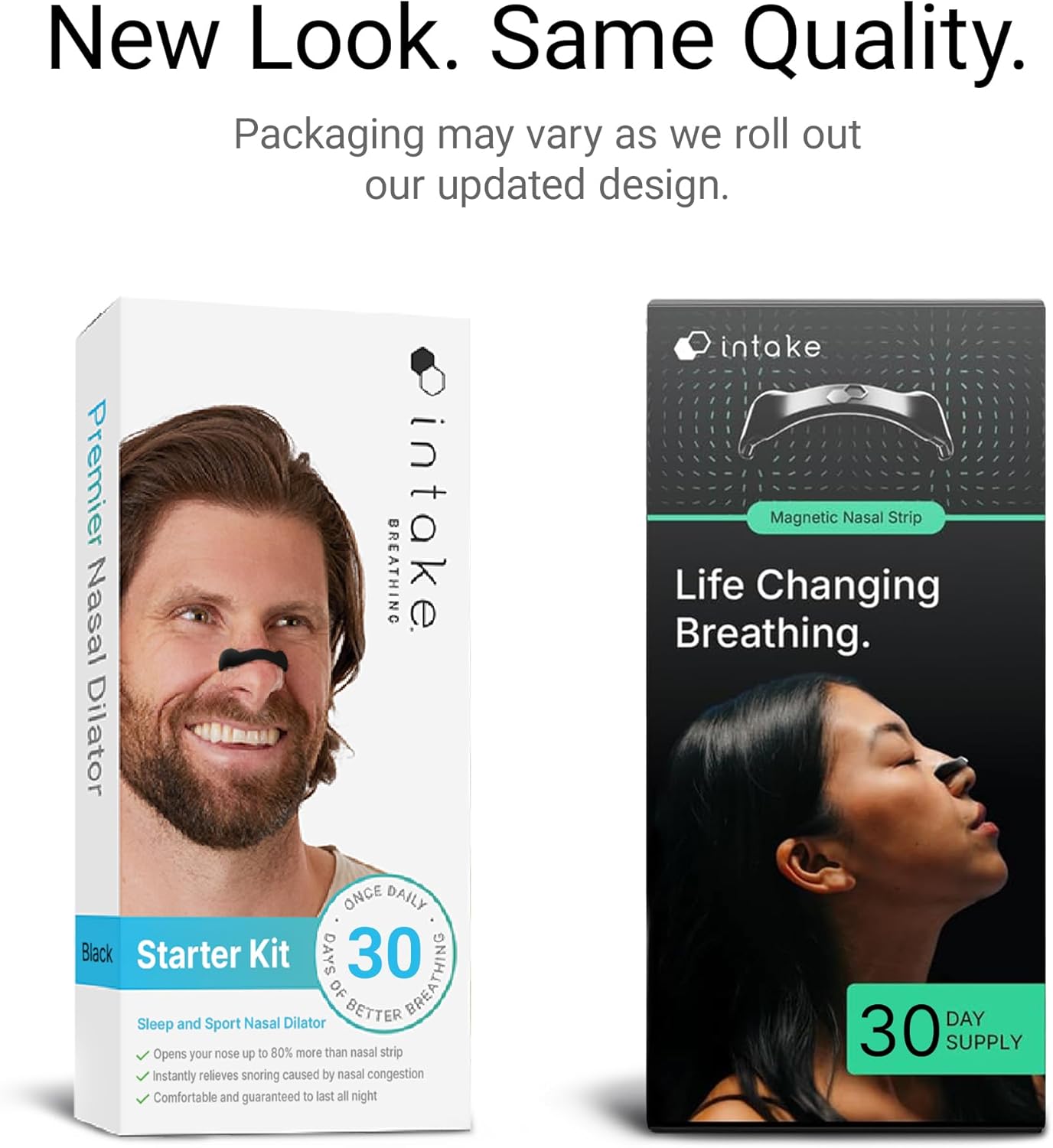 Intake Breathing Nasal Strip Starter Kit