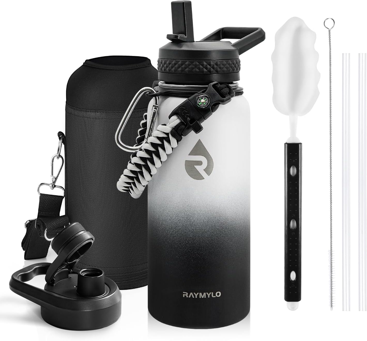 64oz Insulated Water Bottle Stainless Steel