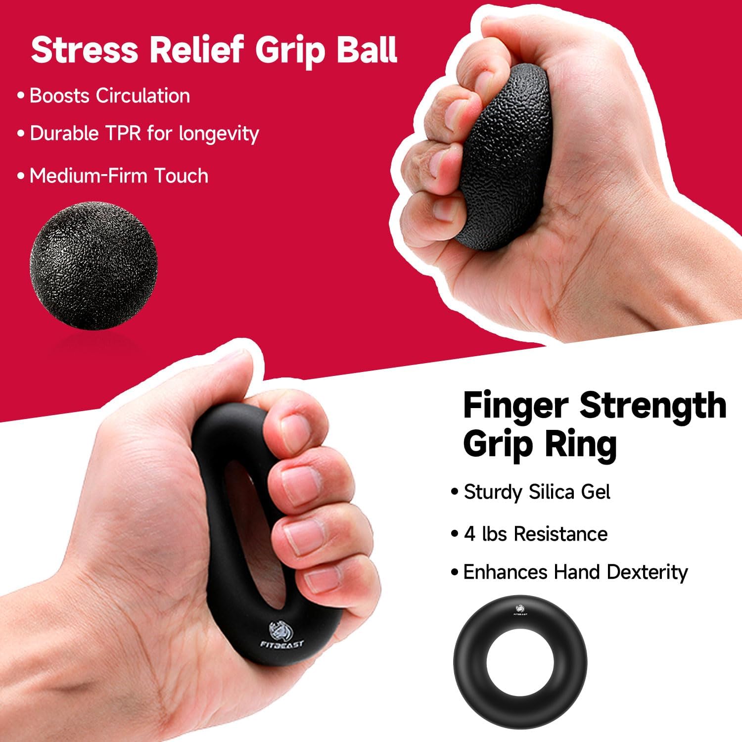FitBeast Grip Strengthener Kit