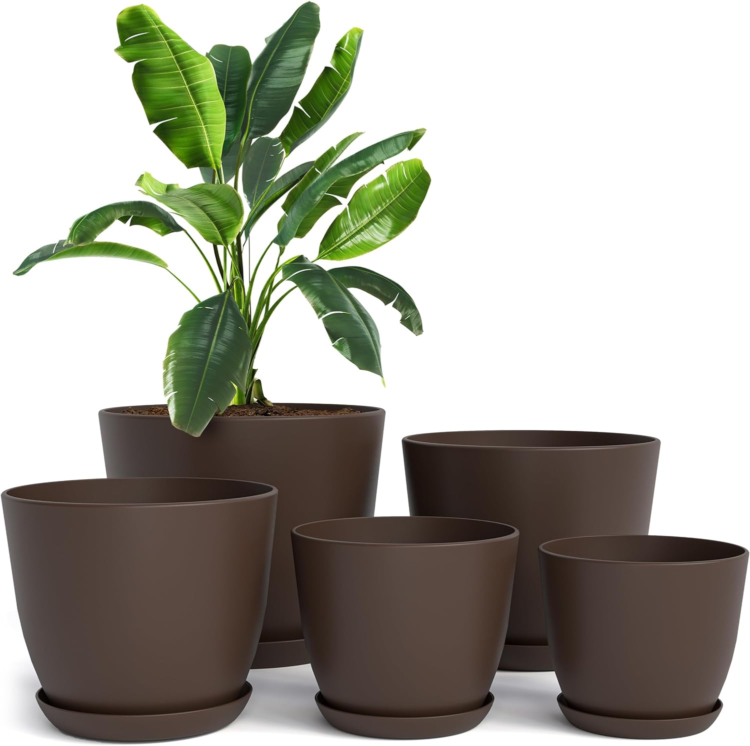 Utopia Home Plant Pots Indoor with Drainage Holes