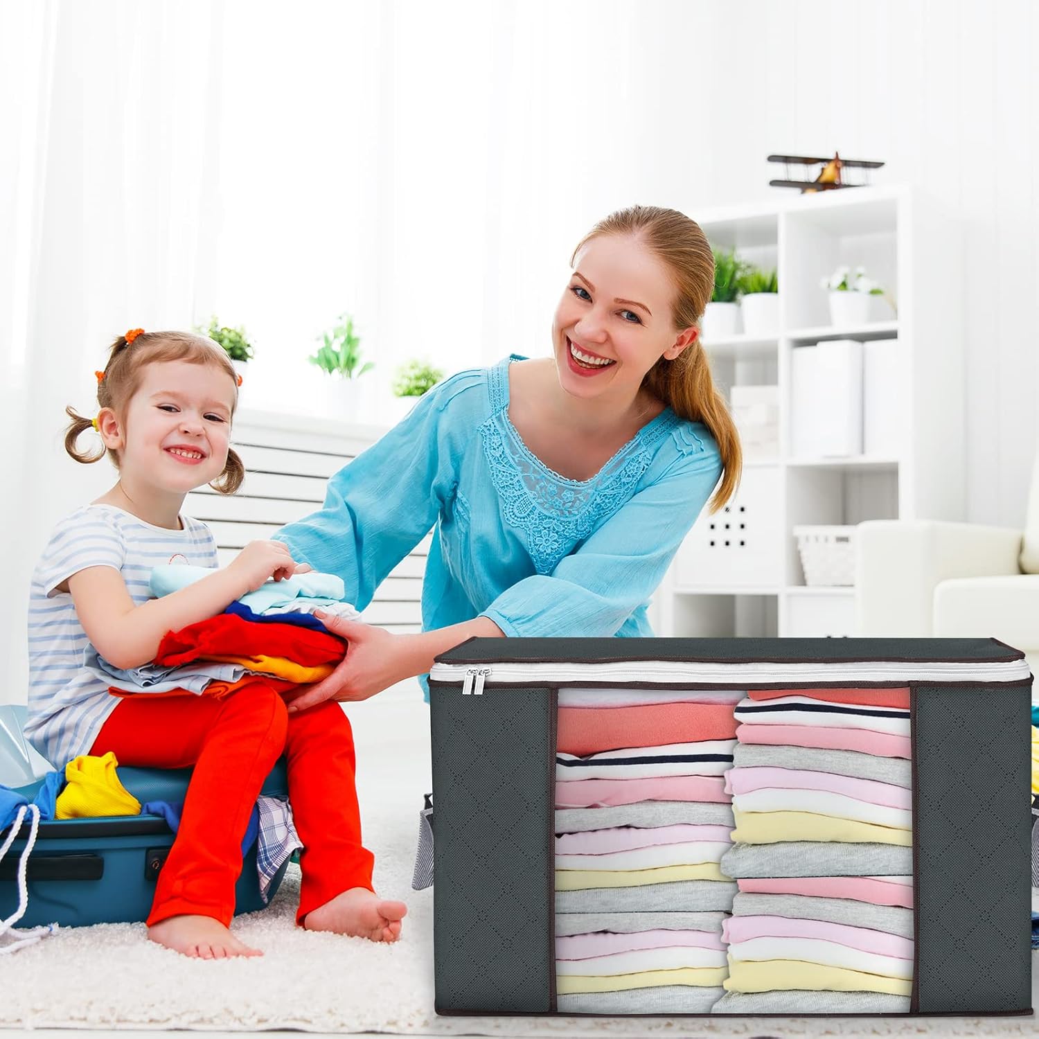 90L Large Clothes Storage Bags