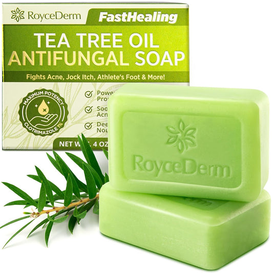 Roycederm Antifungal Tea Tree Soap for Acne