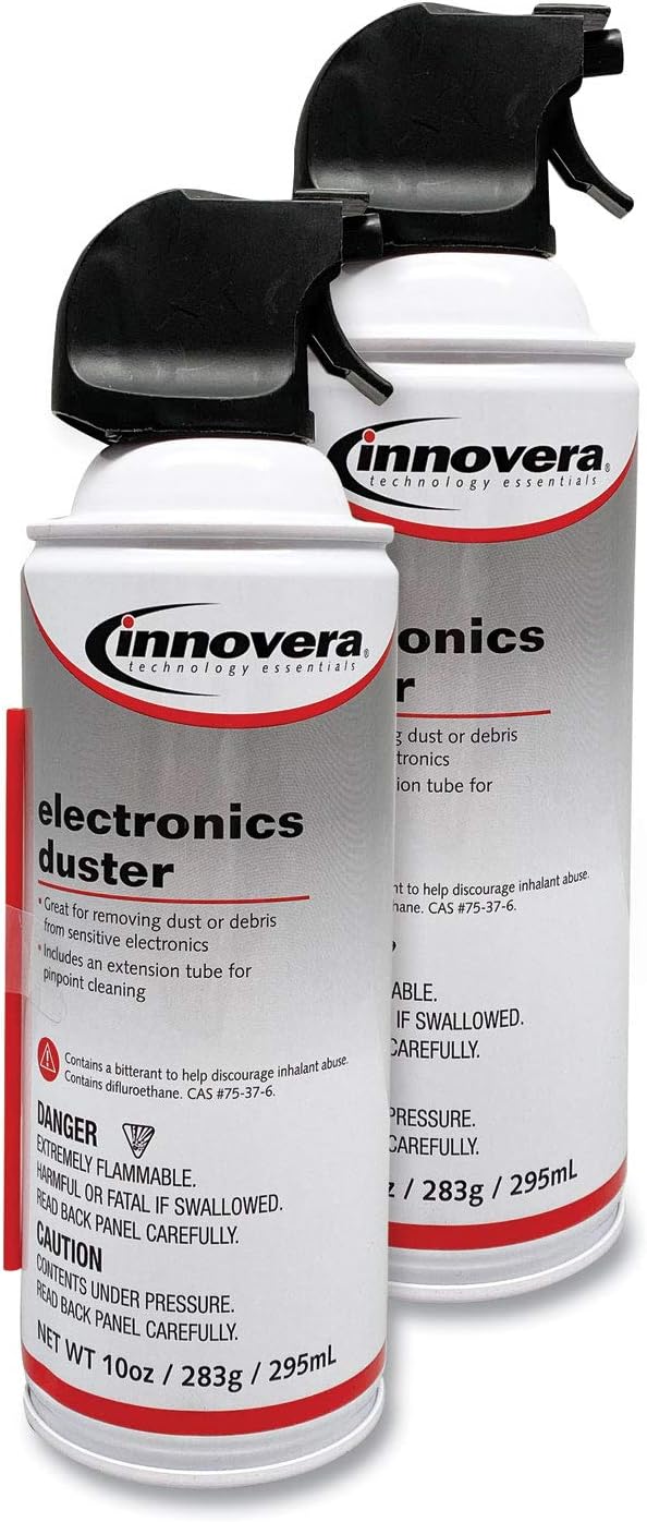 Innovera 10 Oz Compressed Air Duster Cleaner