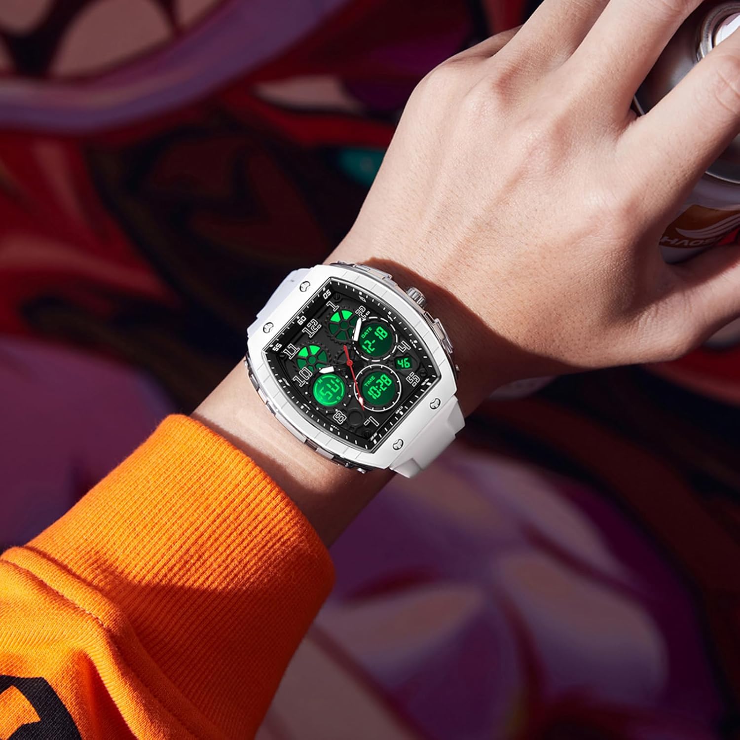 Watches for Men Unique Rectangle Relojes para